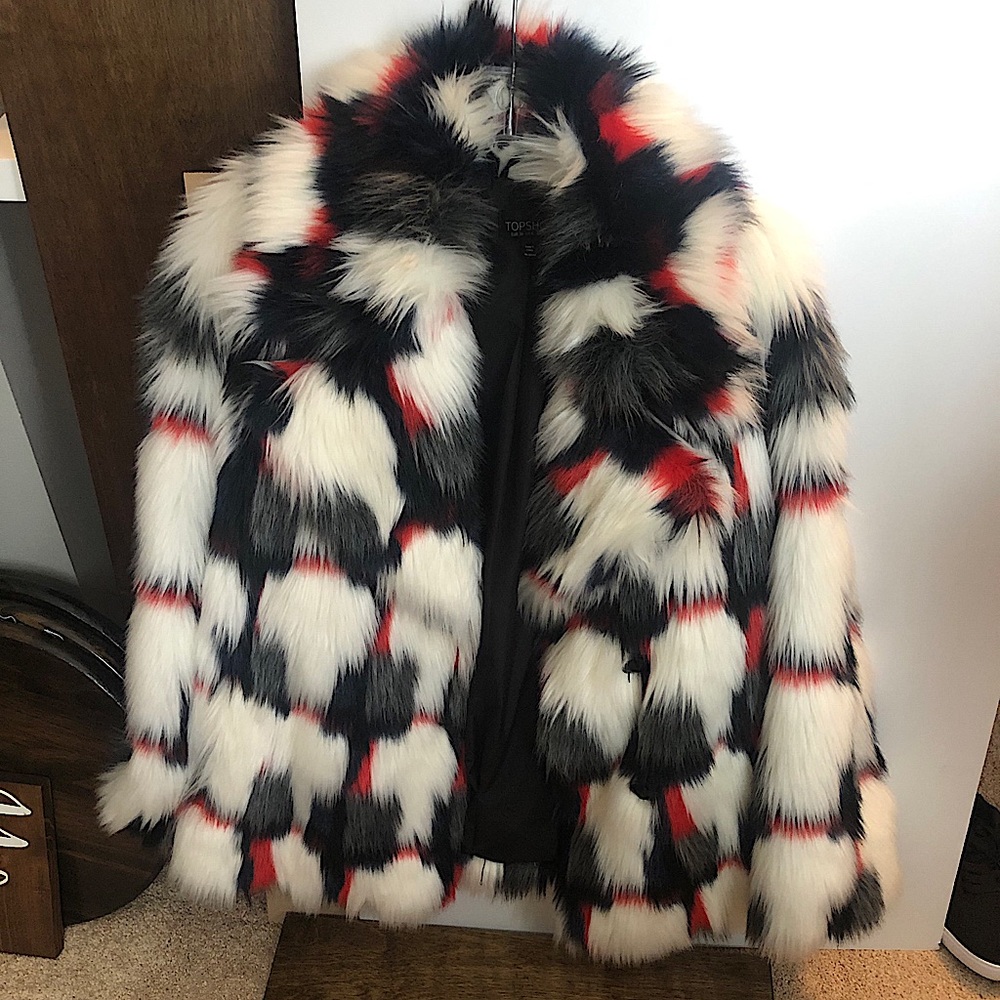 Top Shop Furry Jacket